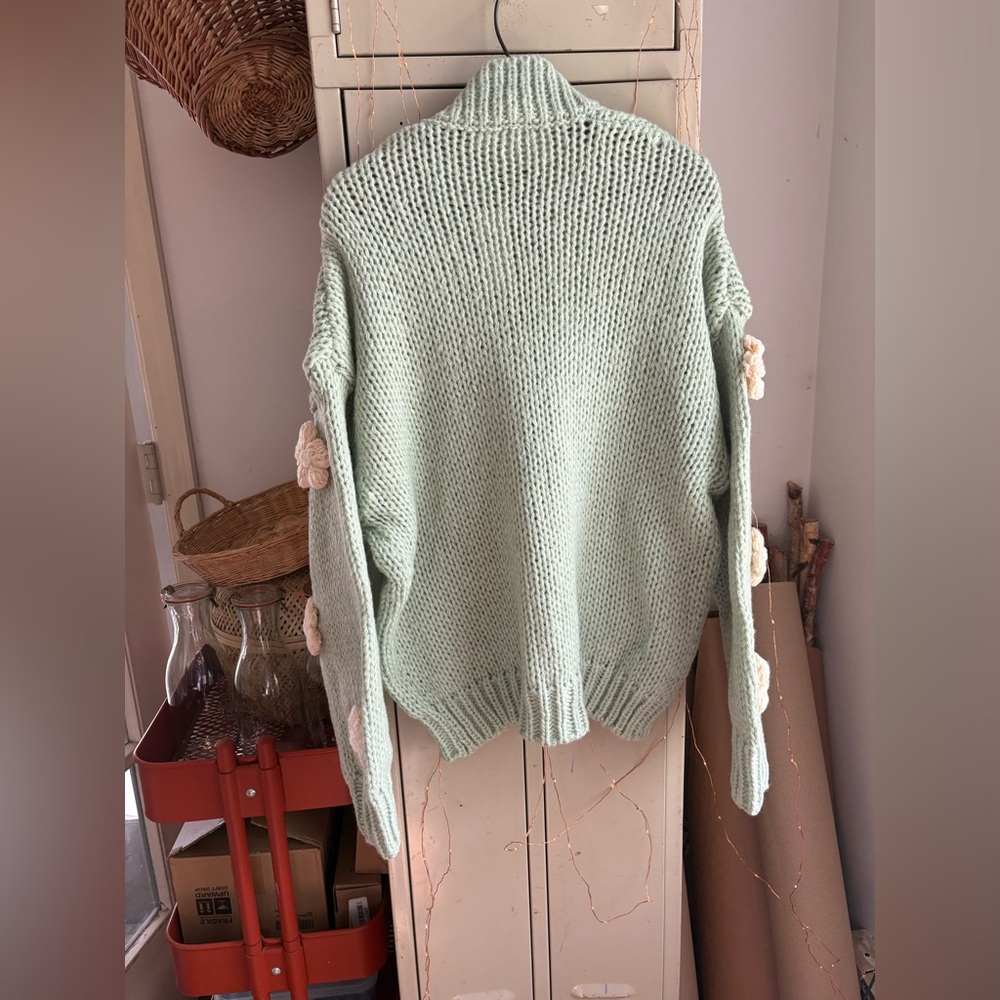 Susannah 3D Flower Cardigan Sweater 🌼 - Picture 8 of 8
